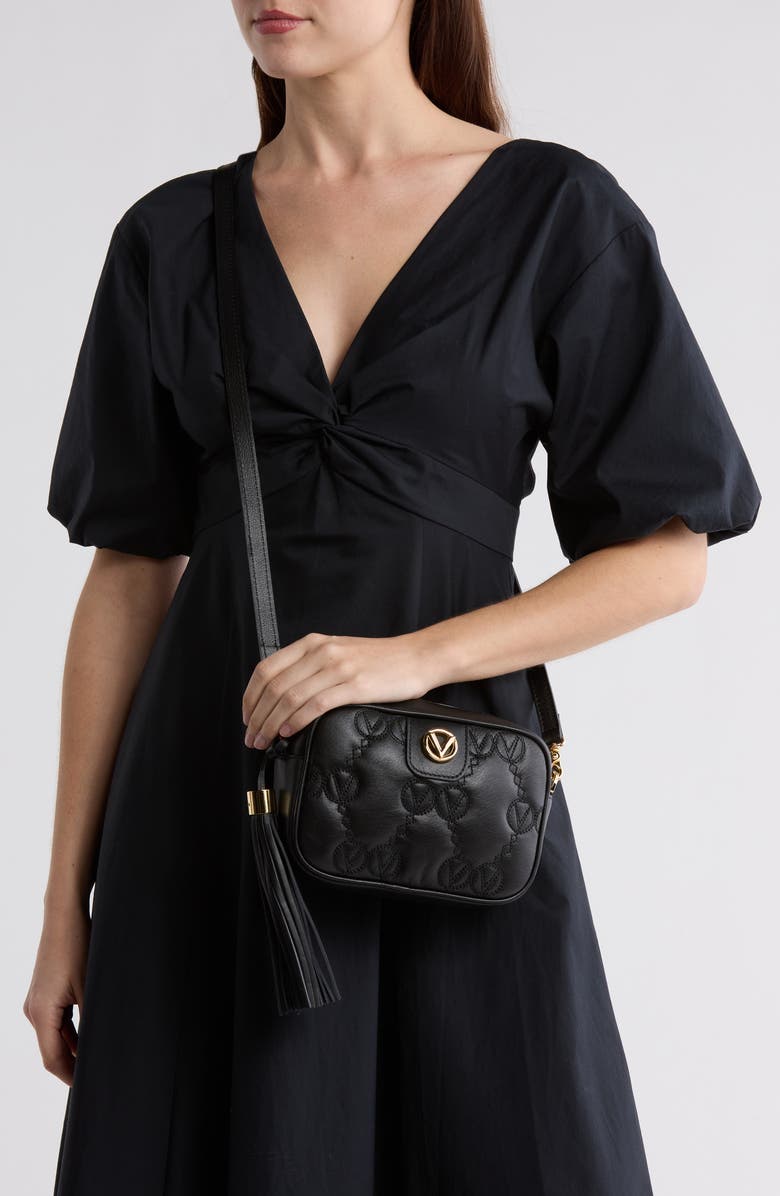 VALENTINO BY MARIO VALENTINO Amel Monogram Quilted Leather Crossbody Bag, Alternate, color,