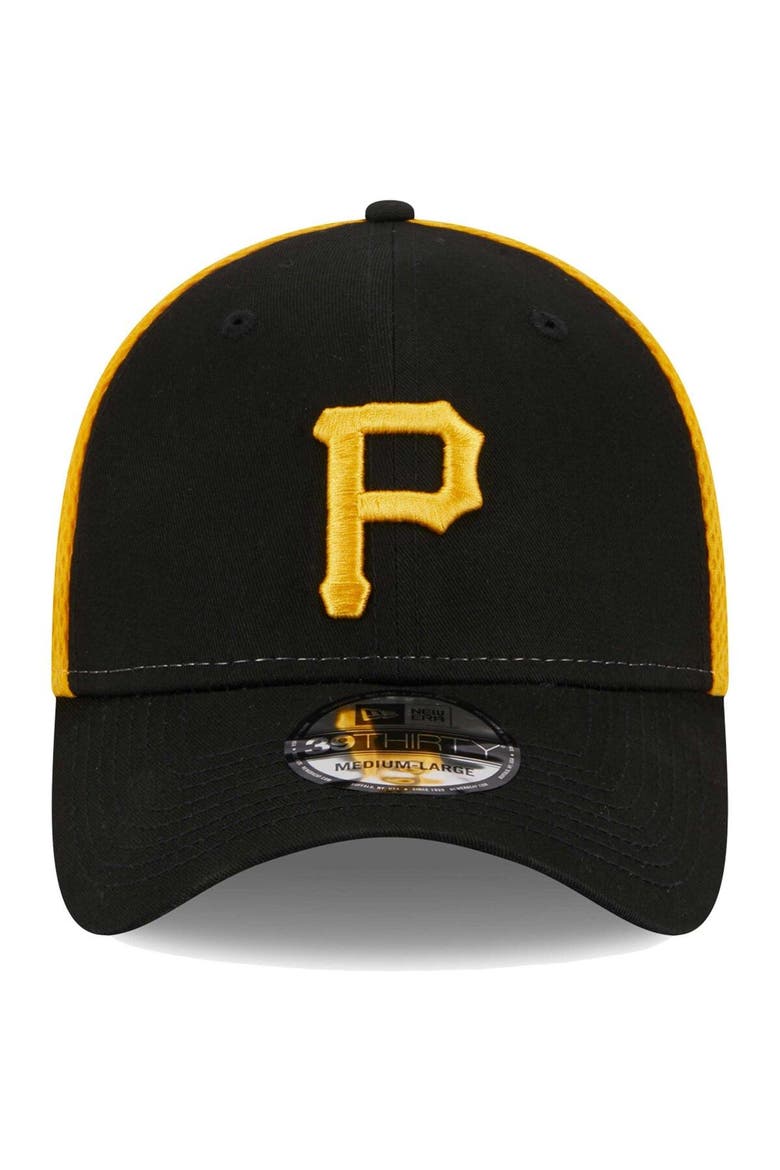 Men's New Era Black Pittsburgh Pirates Team Neo 39THIRTY Flex Hat, Alternate, color, Black