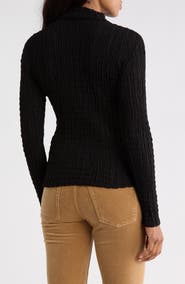 FRAME The Mesh Turtleneck Sweater