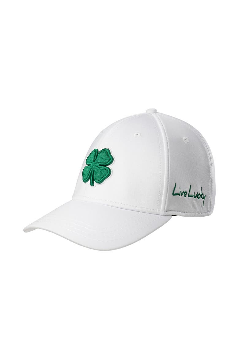 Premium Clover 16 Hat, Alternate, color, White