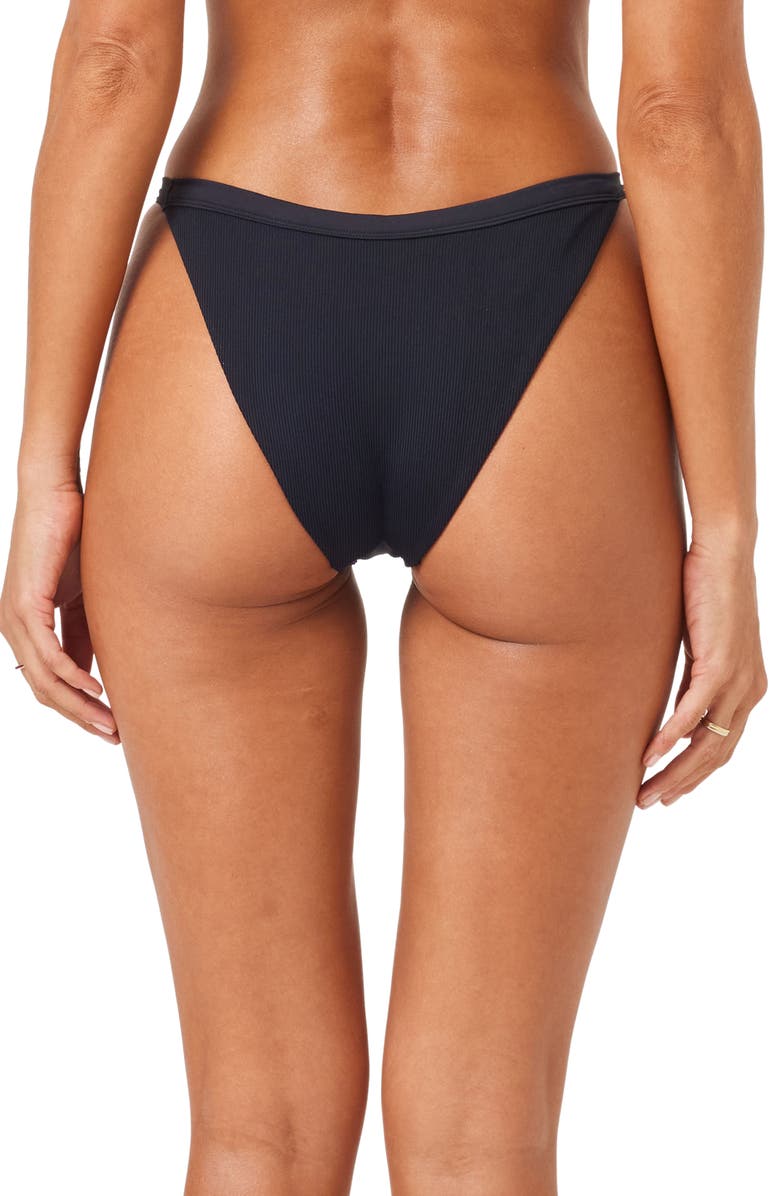 LSPACE Winona Classic Bikini Bottoms, Alternate, color, Black