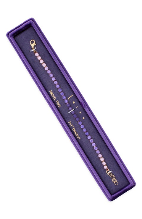 Gradient CZ Tennis Bracelet