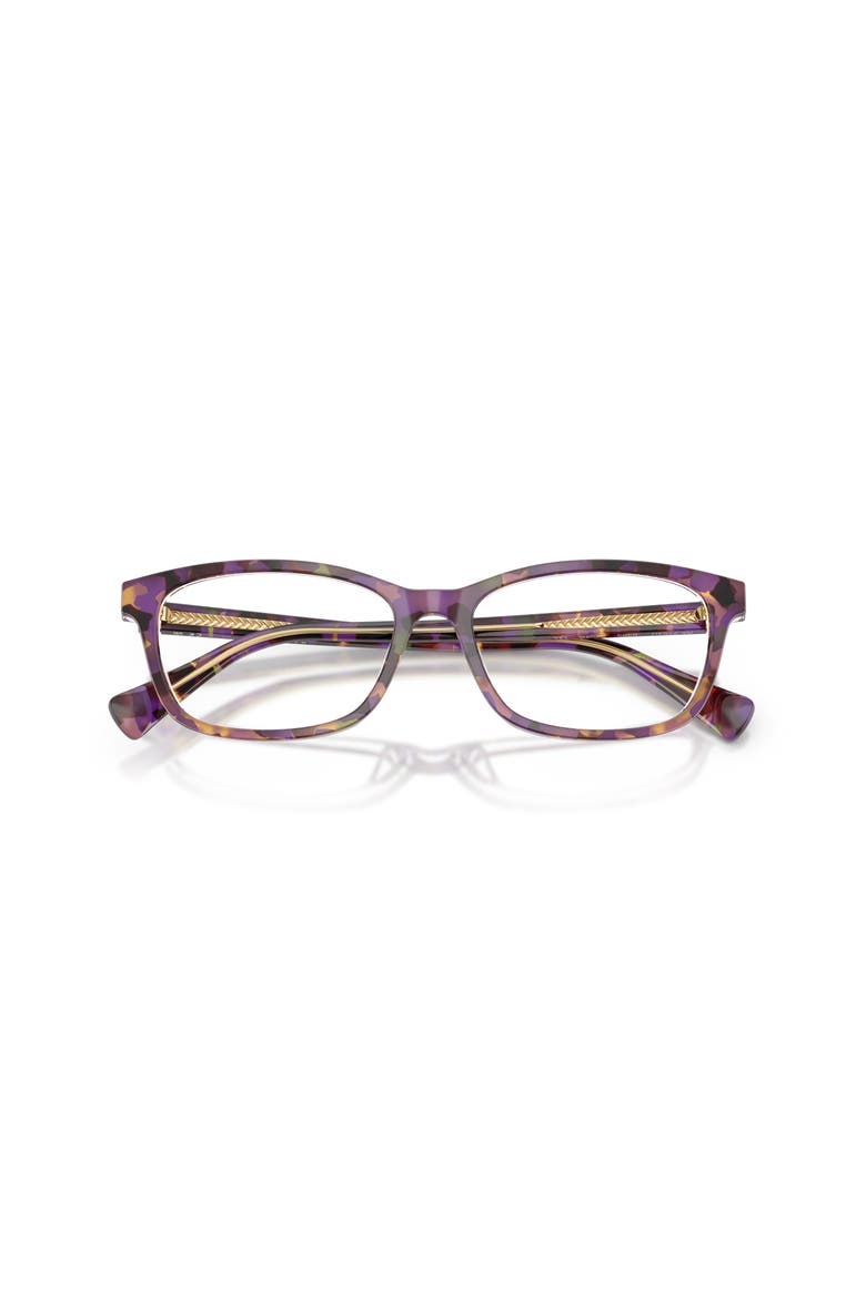 53mm Rectangle optical glasses, Alternate, color, Tortoise
