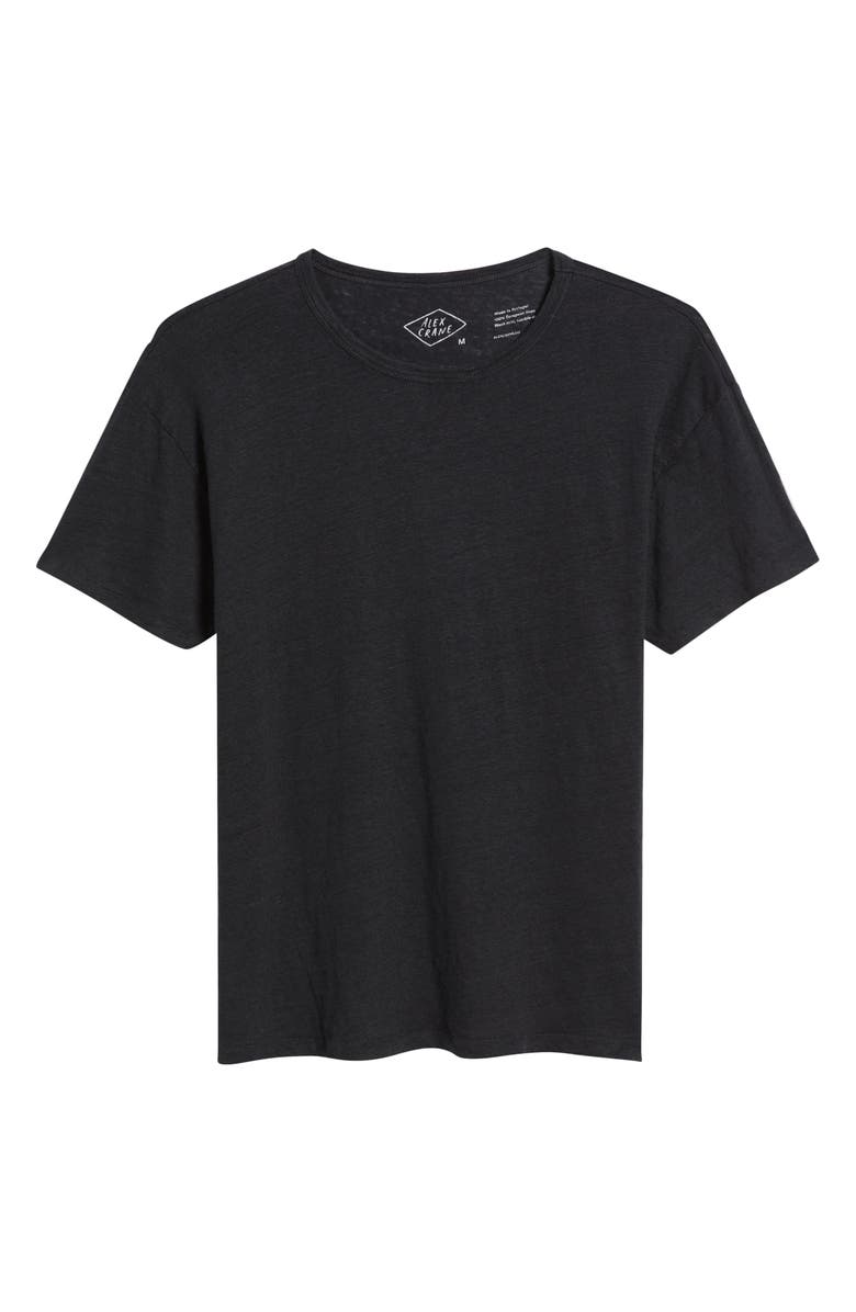 ALEX CRANE Sun Linen T-Shirt, Alternate, color, Night