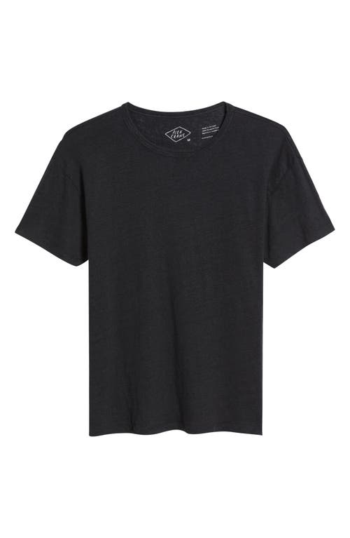 Alex Crane Sun Linen T-shirt In Night