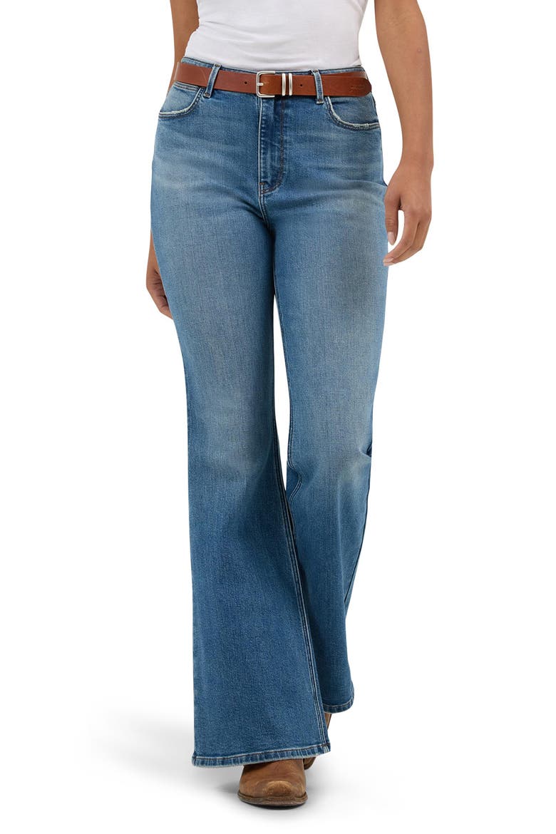 High Waist Flare Jeans, Main, color, SIERRA