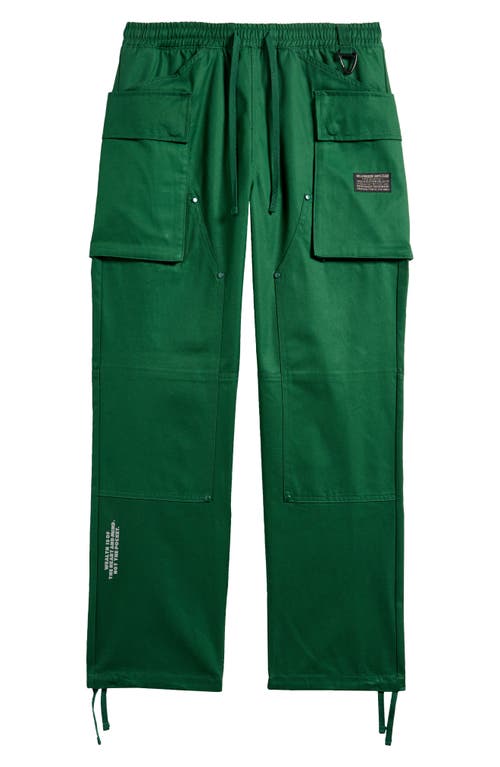 Billionaire Boys Club Bb Flagship Core Cotton Twill Cargo Pants In Green
