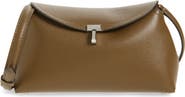 TOTEME Palmellata T-Lock Leather Clutch Crossbody