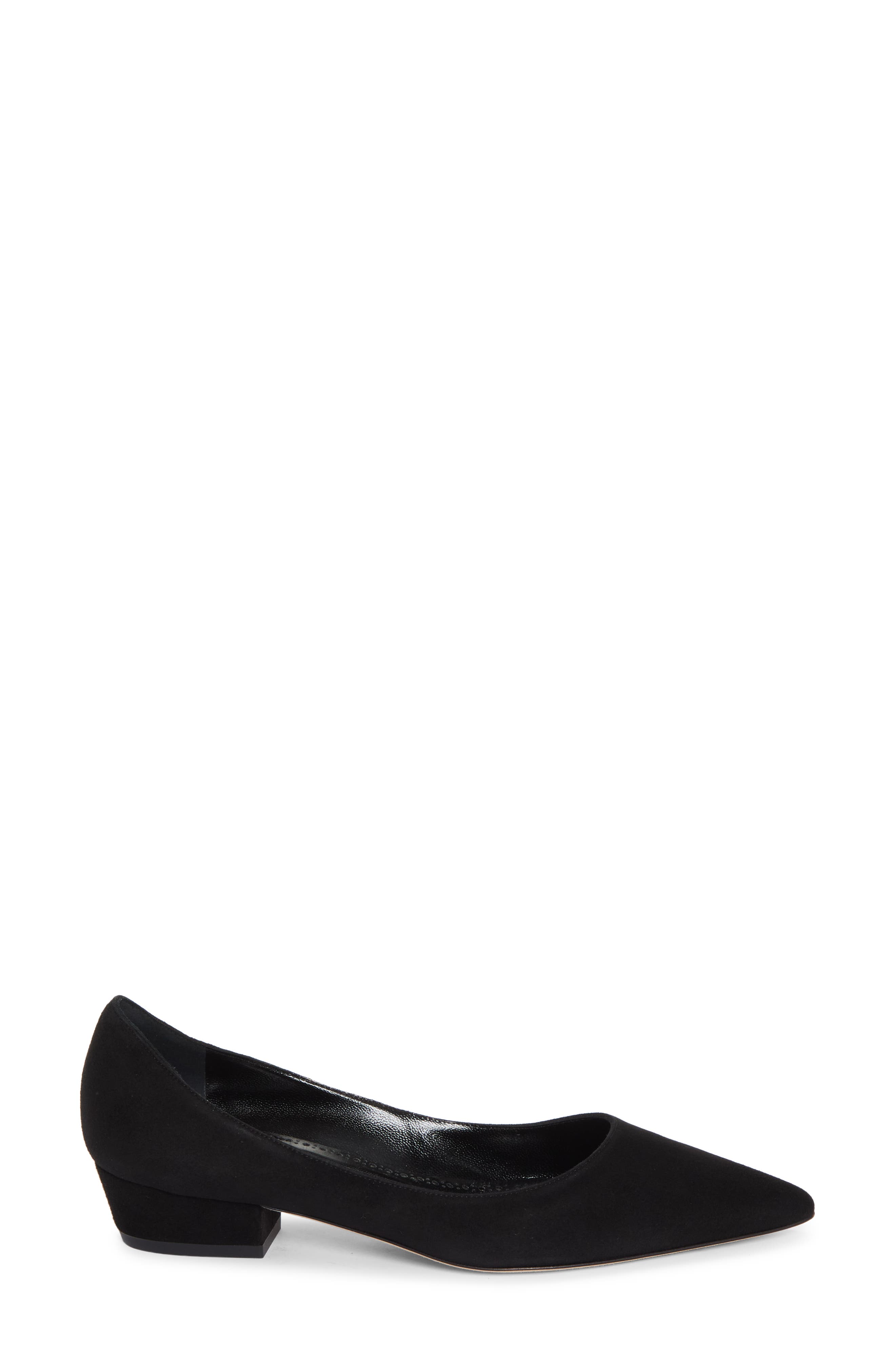 Manolo Blahnik Lista Pointed Toe Pump, Alternate, color, 