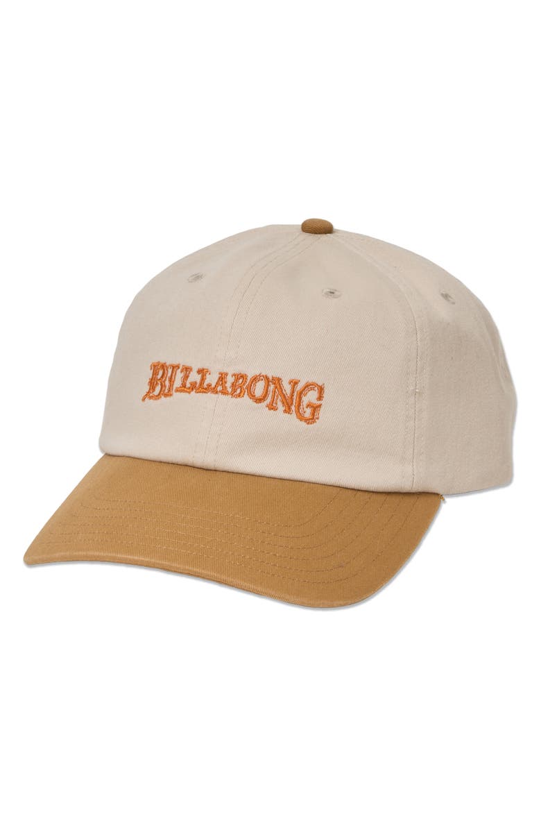 Billabong Throwback Cotton Twill Adjustable Baseball Cap, Main, color, 