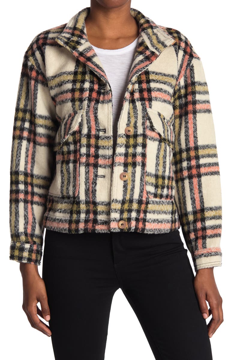 Bagatelle Cozy Brushed Knit Shacket, Main, color, 