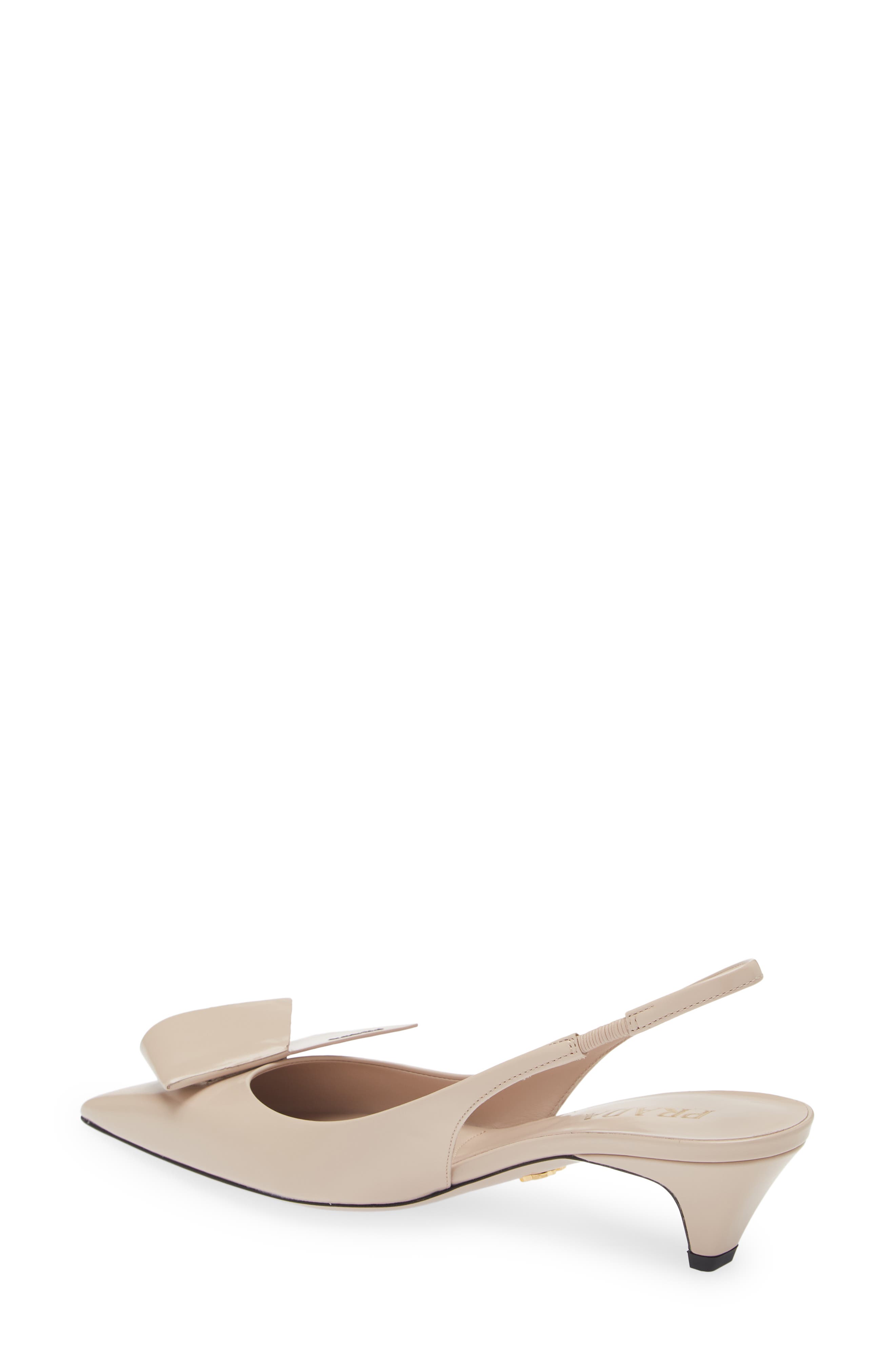 Fold Kitten Heel Slingback Pump - image 2
