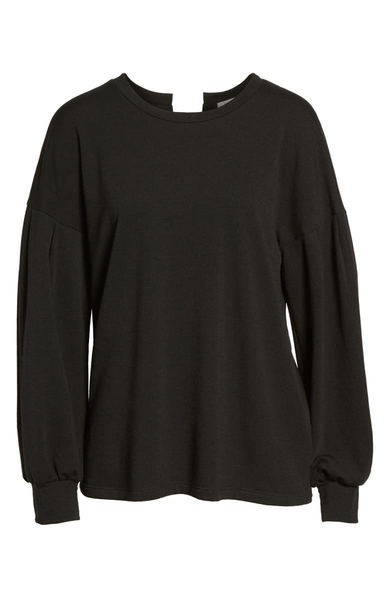 Pleione Tie Back Sweatshirt, Alternate, color, 