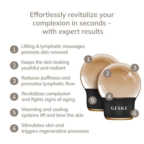 Geske Smartappguided Cool & Warm Face & Body Massager | 7 In Gray