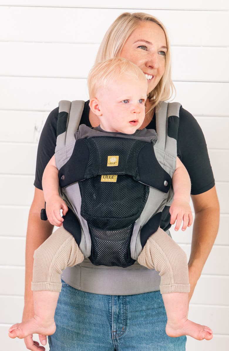 LÍLLÉbaby Complete Airflow Baby Carrier, Alternate, color, Grey/ Black
