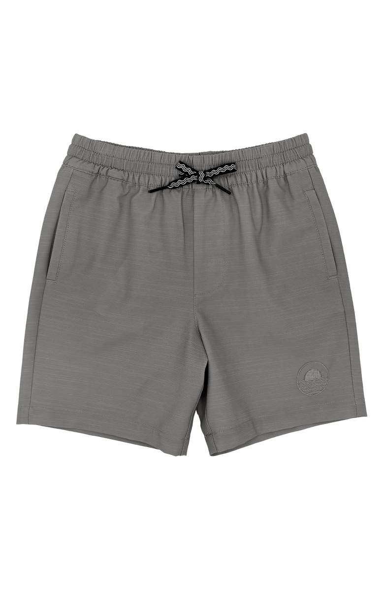 Feather 4 Arrow Kids' Buckle-Up Hybrid Shorts, Main, color, Smoked Grey