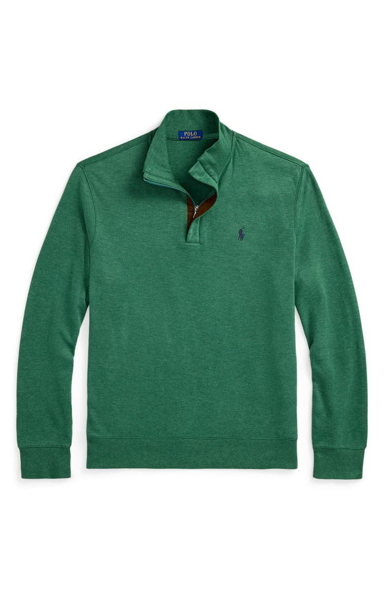 Polo Ralph Lauren Double Knit Jersey Half Zip, Alternate, color, 
