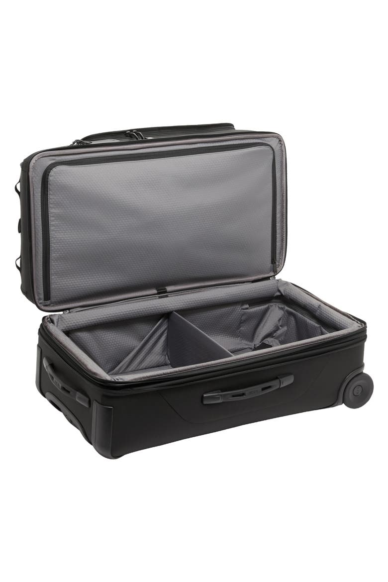 Alpha Bravo Medium Expandable 2-Wheeled Duffle, Alternate, color, BLACK