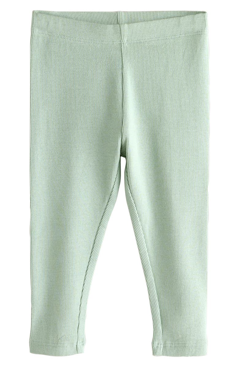 NEXT Kids' Assorted 5-Pack Rib Leggings, Alternate, color, Pink