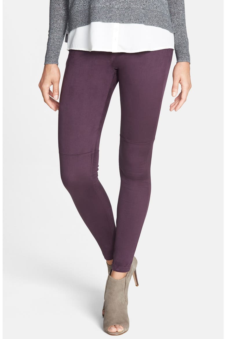 'Ultra Suede' Leggings, Main, color, FIG
