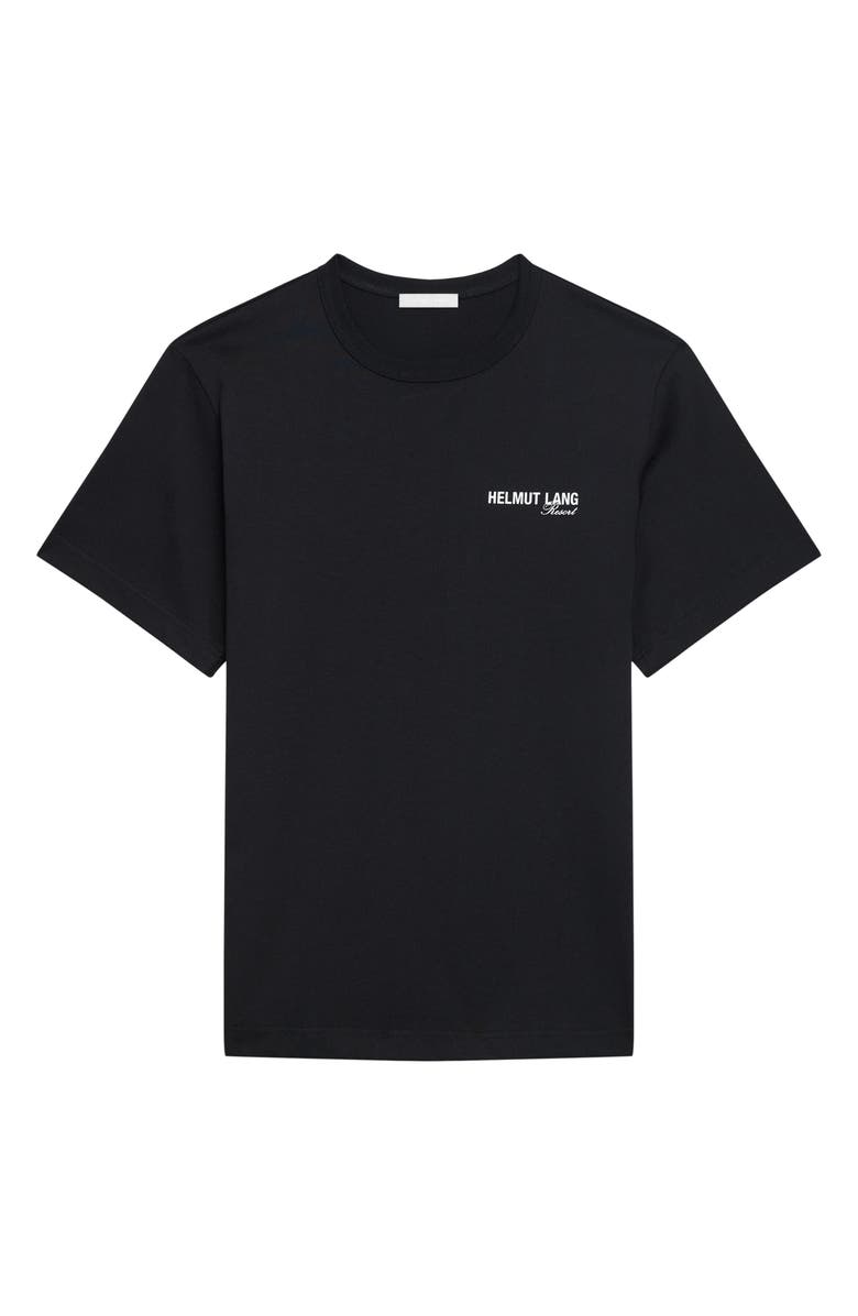 Helmut Lang Ski Map Graphic T-Shirt, Alternate, color, Black