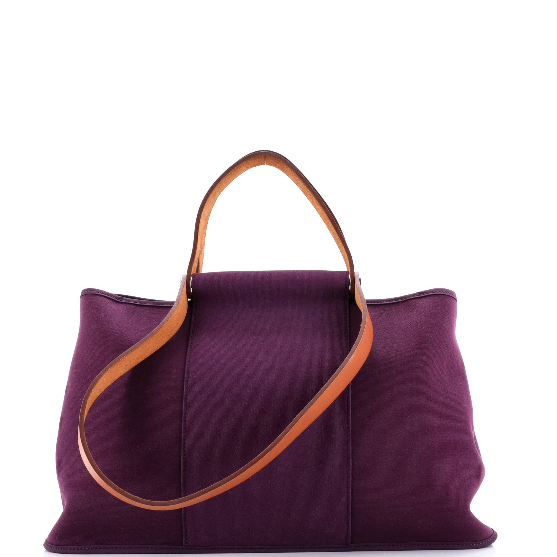 Pre-Owned Hermes Cabag Elan Toile and Leather 39, Main, color, 