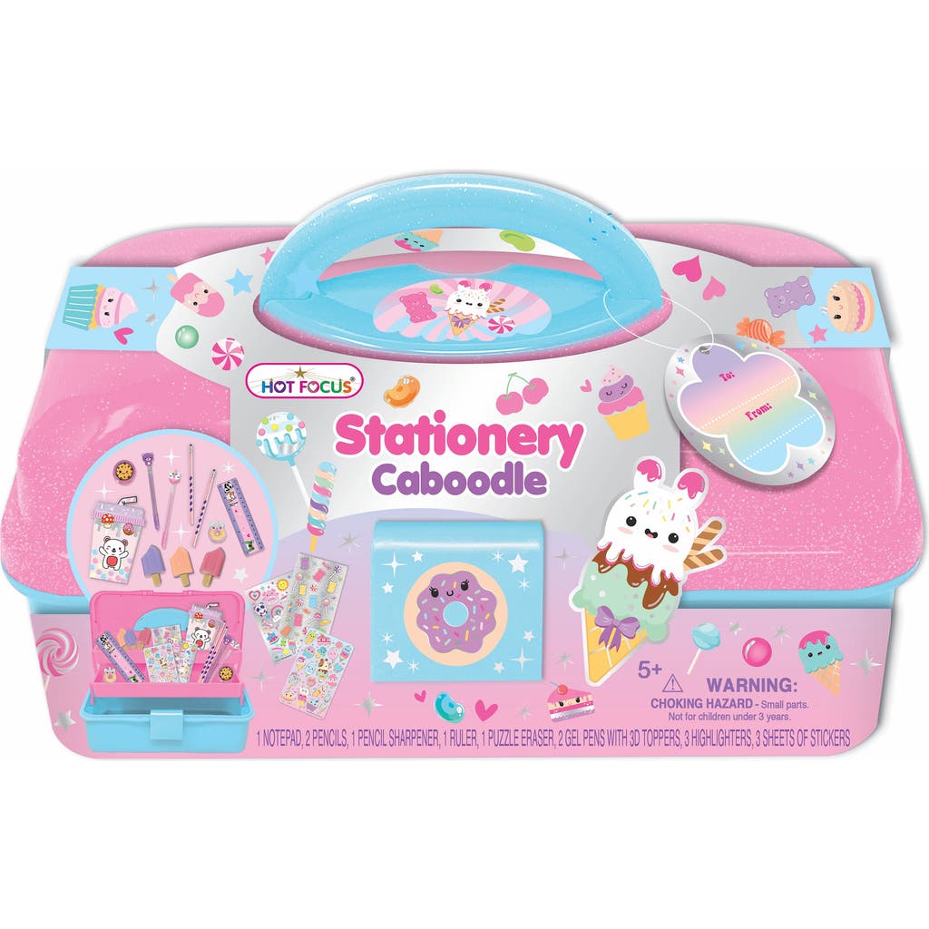 Hot Focus Kids' Sweet Stationery Caboodle Set In Multi