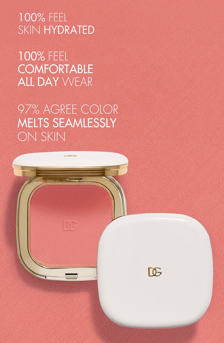 Dolce&Gabbana Cheeks & Eyes Match Lasting Blush & Eyeshadow Powder, Alternate, color, Blissful Mauve