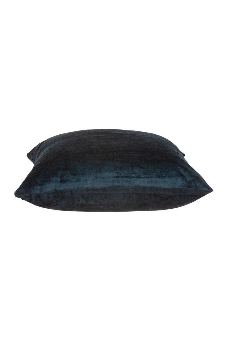 Kyan Transitional Solid Pillow - 18" x 18" - Dark Blue, Alternate, color, DARK BLUE