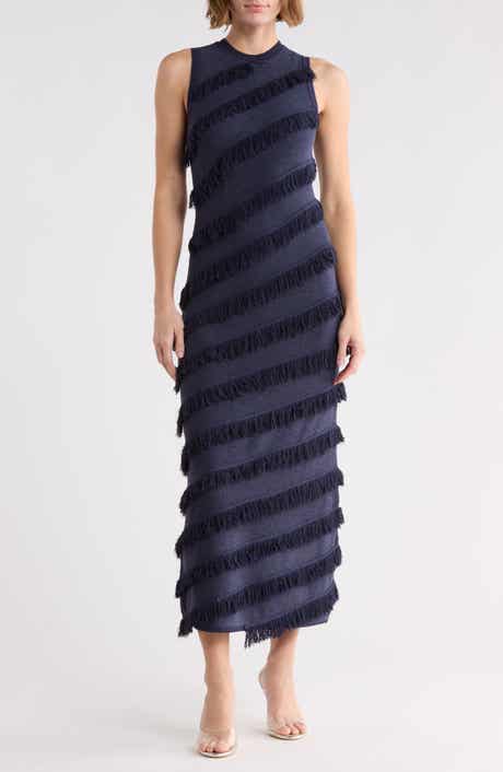Sorcha Fringe Knit Dress