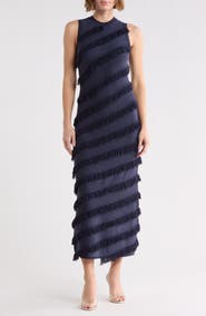 House of Harlow 1960 Sorcha Fringe Knit Dress