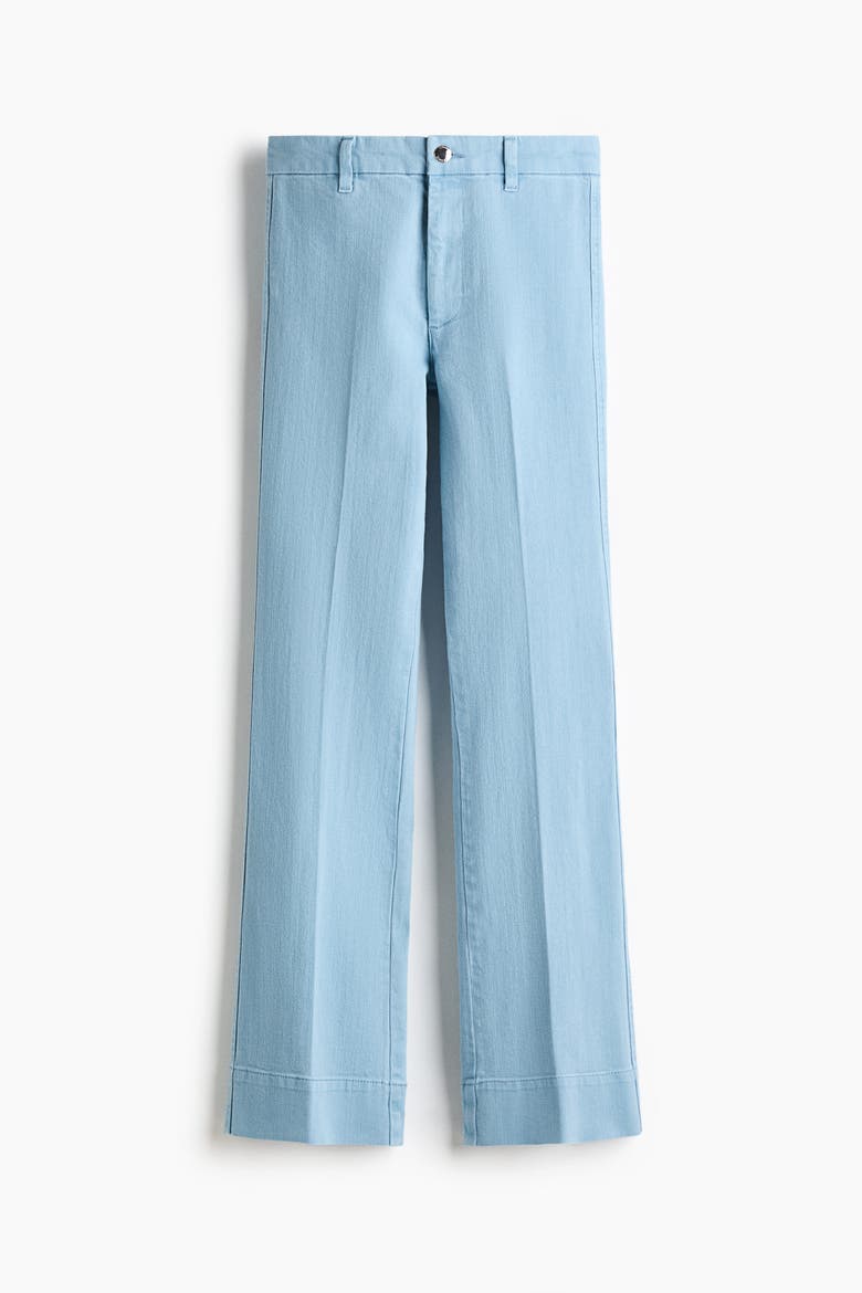 Flared High Jeans, Alternate, color, Light blue
