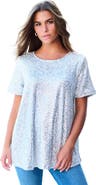 Roaman's Sequined Swing Tee