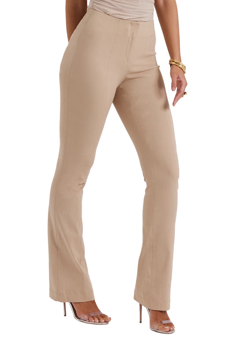 Cai Slim Fit Straight Leg Pants, Alternate, color, WHITE PEPPER