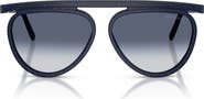 ARMANI 58mm Pilot Sunglasses