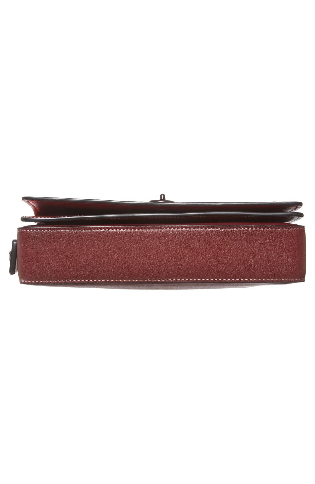1941 'Dinky' Leather Crossbody Bag, Alternate, color, BORDEAUX