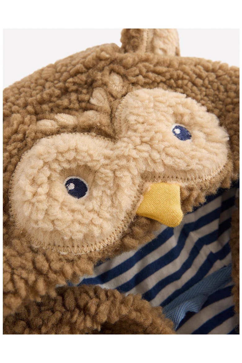 Kids' Novelty Cozy Borg Jacket, Alternate, color, BROWN OWL