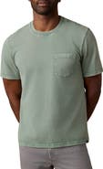 Faherty Patch Pocket Cotton T-Shirt