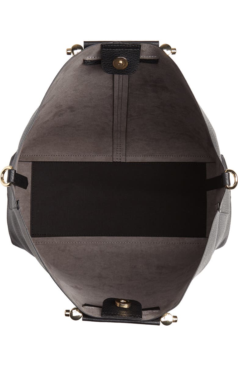 Topshop Sallie Tortoiseshell Handle Tote, Alternate, color,