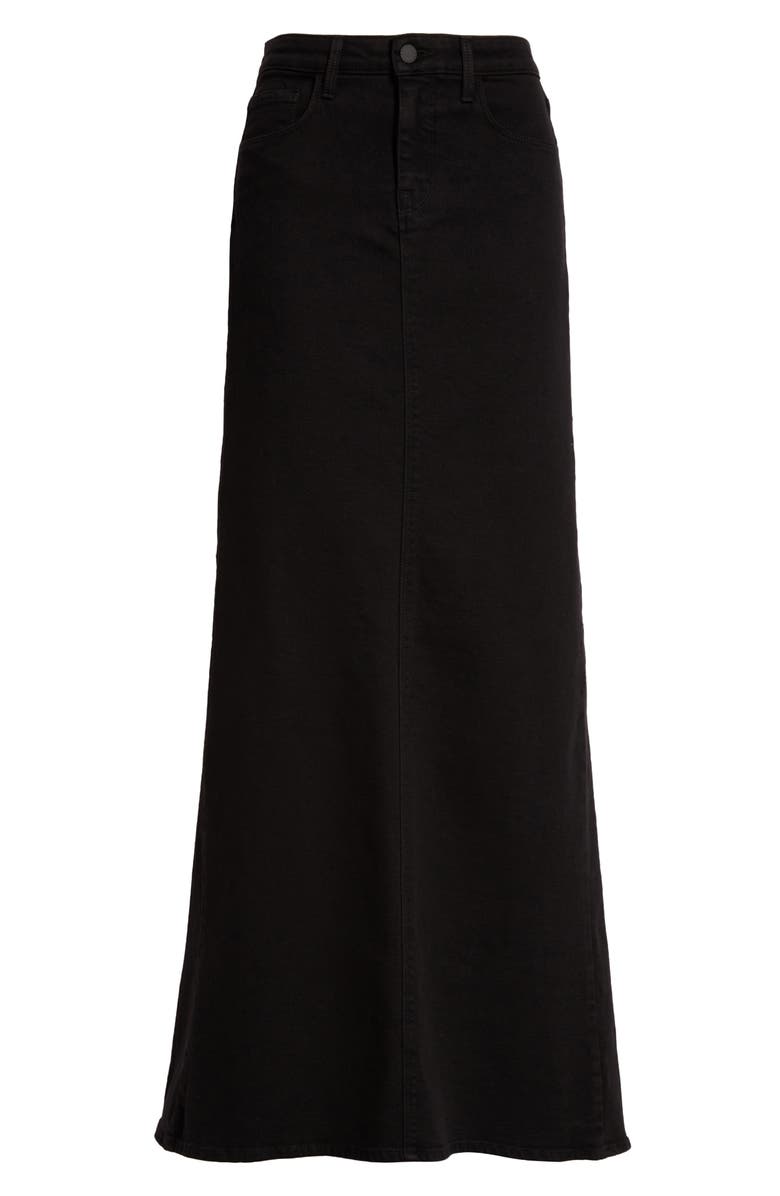 L'AGENCE Kailani Mermaid Denim Maxi Skirt, Alternate, color, 