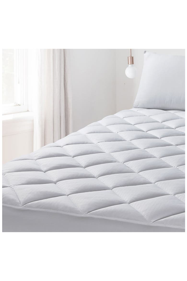 Claritin Allergen Barrier Mattress Pad, Alternate, color, WHITE