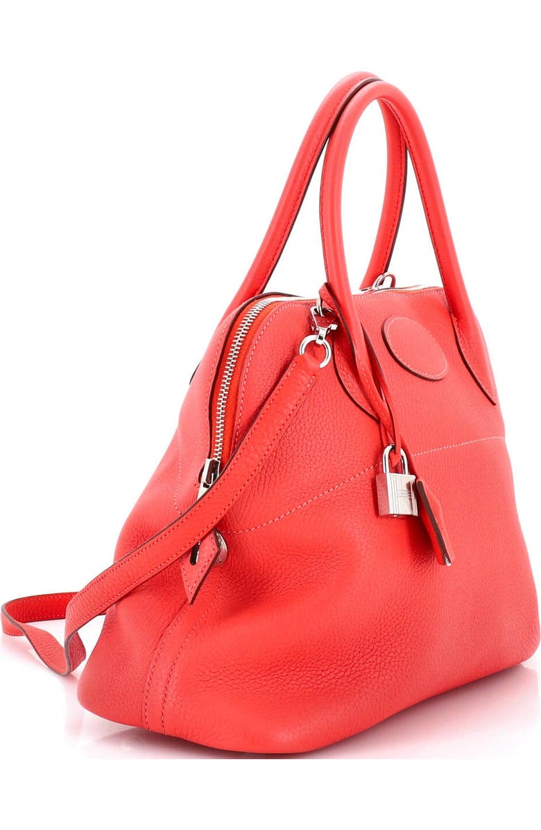 Pre-Owned Hermes Bolide Bag Clemence 31, Alternate, color, Rouge Pivoine