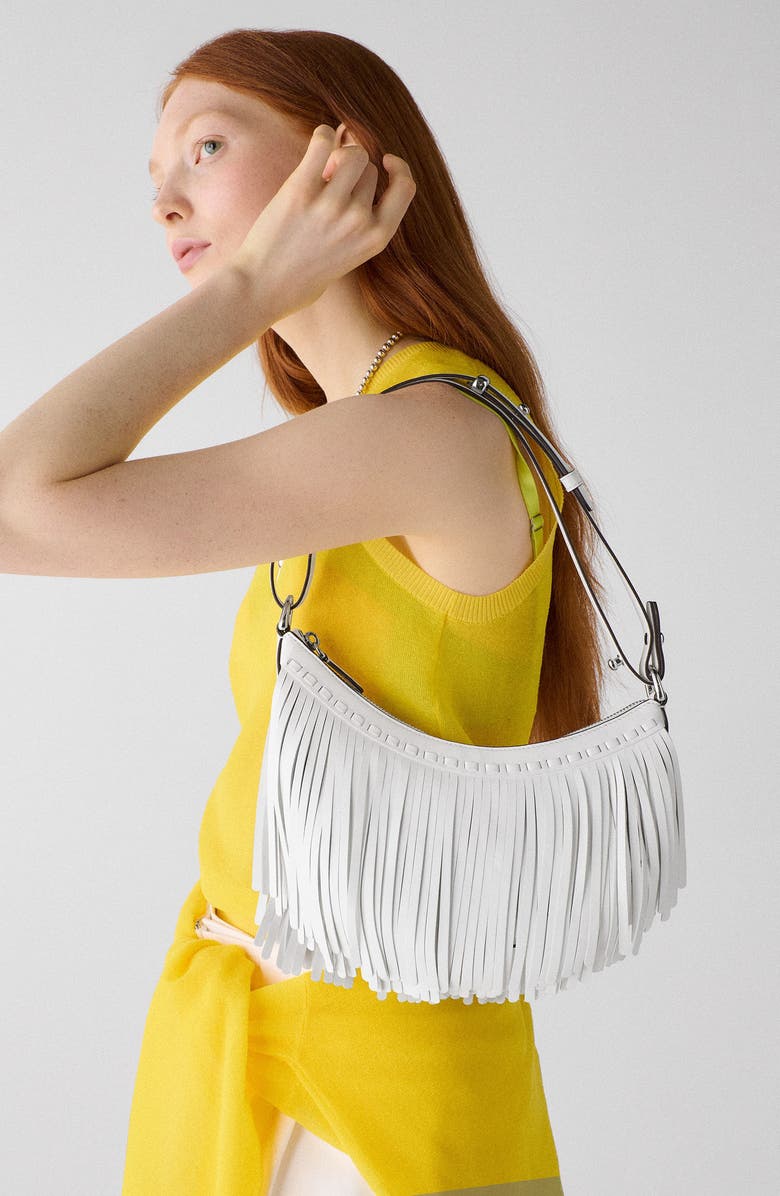 Kate Spade New York duo fringe leather crossbody bag, Alternate, color,