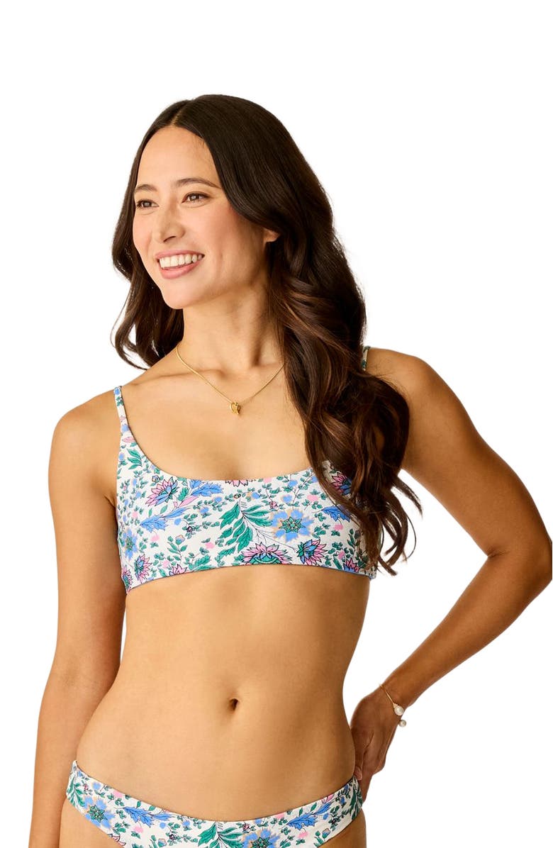 Carve Designs Escondido Compression Reversible Top, Alternate, color, Lagoon/Cloud Multifloral