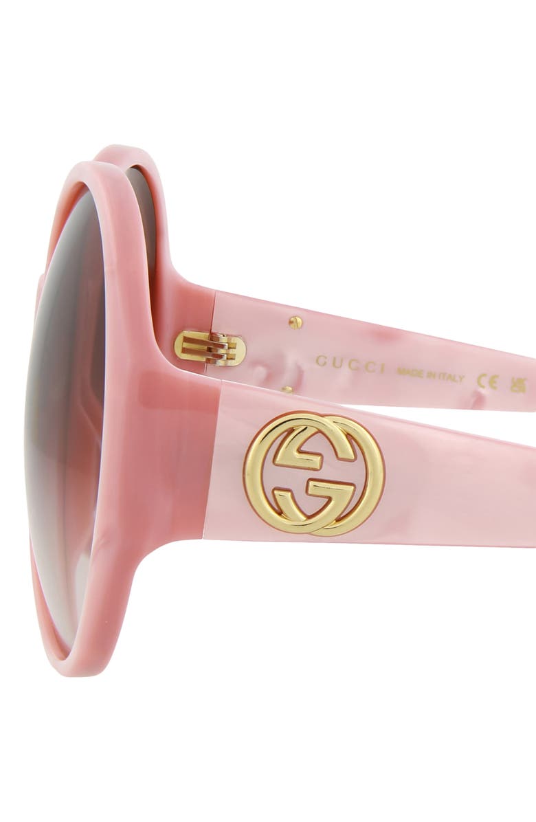 Gucci 64mm Round Sunglasses, Alternate, color,