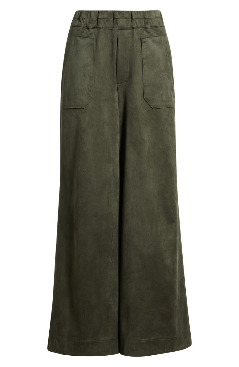 Wit & Wisdom Skyrise Patch Pocket Wide Leg Pants, Alternate, color, Laurel Wreath