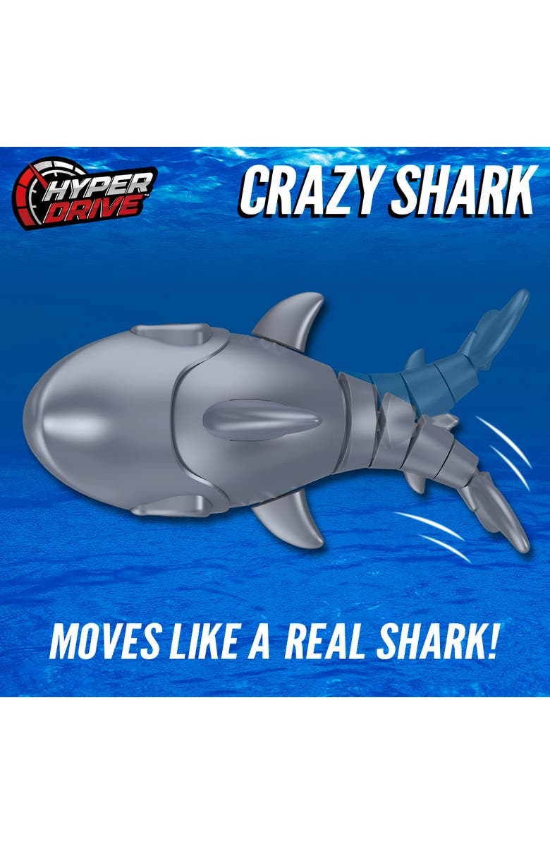 Hyper Drive Shark Gray 14 Inch Remote Control Toy, Alternate, color, Multicolored