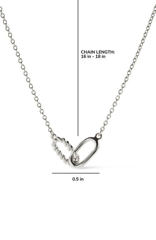 Ana Luisa Pendant Necklace In White