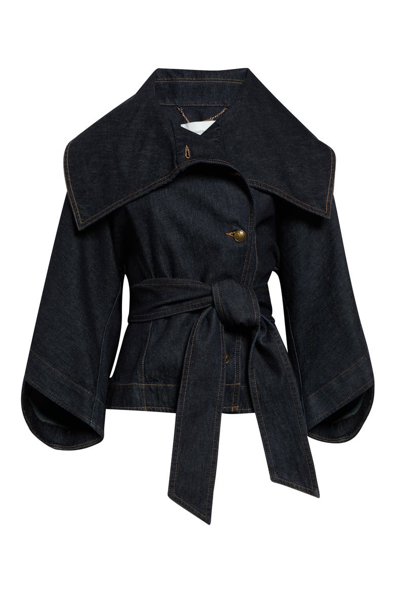 Trailblazer Valiant Belted Denim Jacket, Main, color, ONYX BLUE