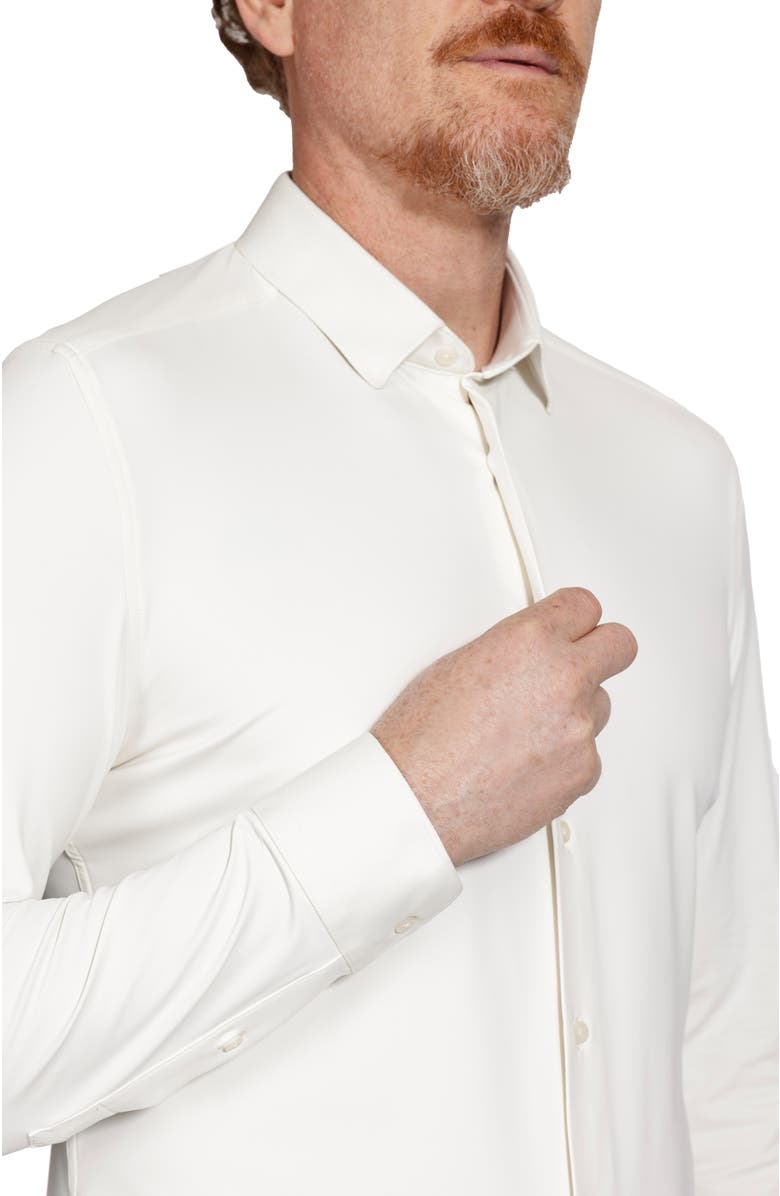 URBAN PERFORMANCE Recovery Long Sleeve Tech Shirt, Alternate, color, Off White